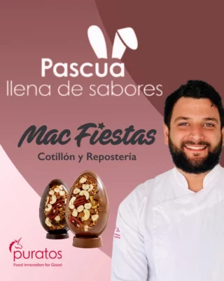 TALLER DE PASCUAS 2026 con Nicolás Licio de PURATOS! @puratosuy 🍫🍫🐰🐰

- Miércoles 18/03 
- 17:30 hs 
- Salón Mac Fiestas, Paysandu 

$600 (incluye 1 cobertura CARAT).

✅ Aprenderás manejo del chocolate 
✅ Tips para elaborar y decorar huevos de pascuas 
✅ Ideas novedosas para éstas Pascuas 2026

Habrán regalitos! 🎁

CUPOS LIMITADOS‼️

Escribinos por mensaje privado o anotate por WhatsApp al 092342528 y reservá tu lugar ahora!!